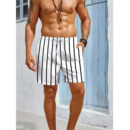 Shorts de Fitness y Playa para Hombre – Bañador Verano Transpirable con Bolsillos y Cintura Ajustable