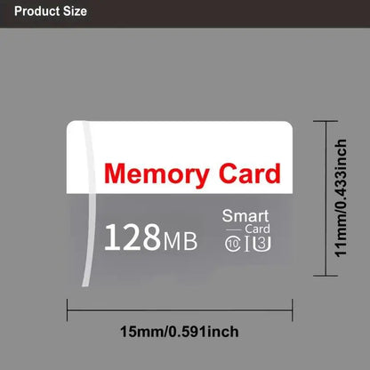 Memory Card TF – 64MB 128MB 256MB 512MB | Tarjeta de Memoria Alta Velocidad Class 10 para Cámaras y CCTV