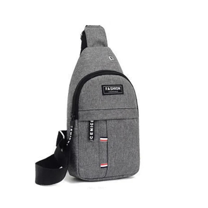 Bolso cruzado minimalista para hombre – Bandolera ligera antirrobo de gran capacidad para deporte, running y actividades al aire libre