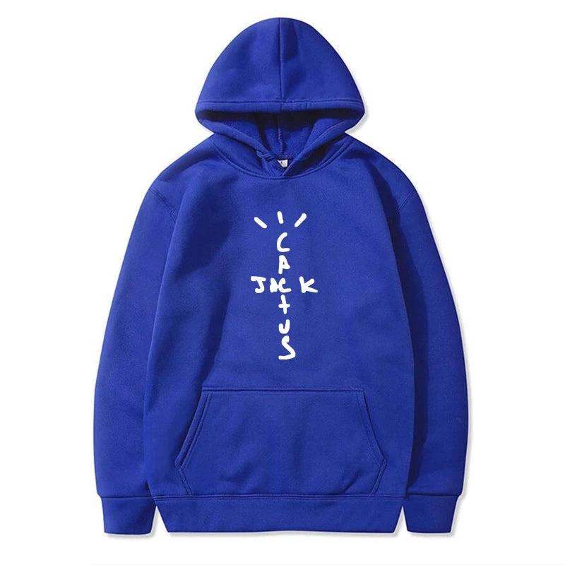 Hoodie Cactus Jack – Sudadera Unisex con Estampado Doble Cara, Moda Streetwear de Otoño