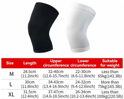 1Pcs Basketball Sports Knee Pads Unisex Elastic Knitted  Compression Leg Warmers for Outdoor Running Cycling Mountaineering