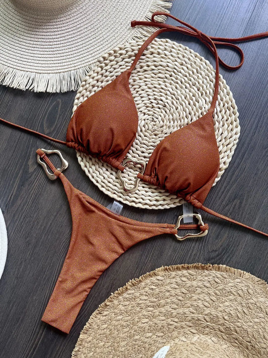 Micro Bikini Sexy Mujer 2024 | Traje de Baño Push Up Brasileño Swimwear