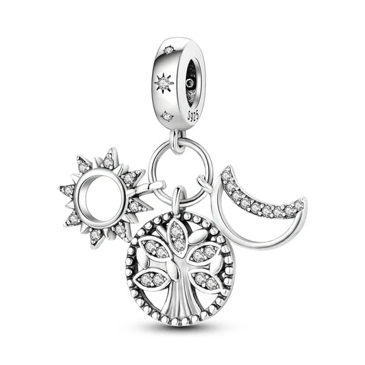 Charm Árbol de la Vida en Plata 925 – Abalorio Familia y Amigos para Pulseras Originales Mujer