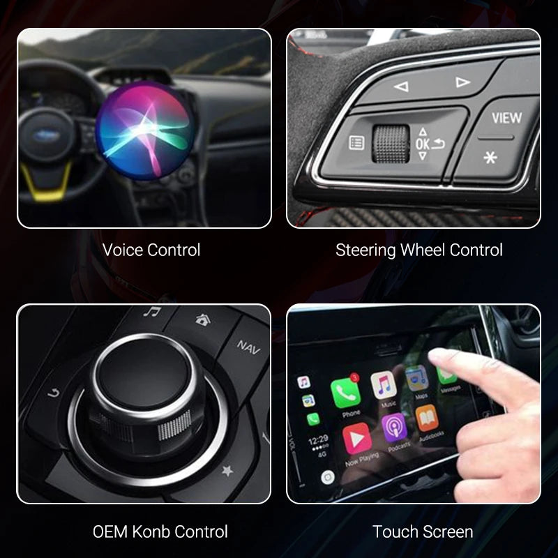 2025 Nuevo Adaptador 2 en 1 Smart Mini Box – CarPlay Inalámbrico y Android Auto, Conexión Automática WIFI + BT para Toyota, Volvo, Benz, MG, Kia, Mazda, Ford