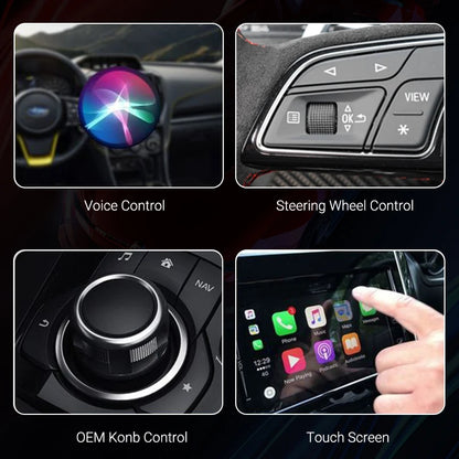 2025 Nuevo Adaptador 2 en 1 Smart Mini Box – CarPlay Inalámbrico y Android Auto, Conexión Automática WIFI + BT para Toyota, Volvo, Benz, MG, Kia, Mazda, Ford