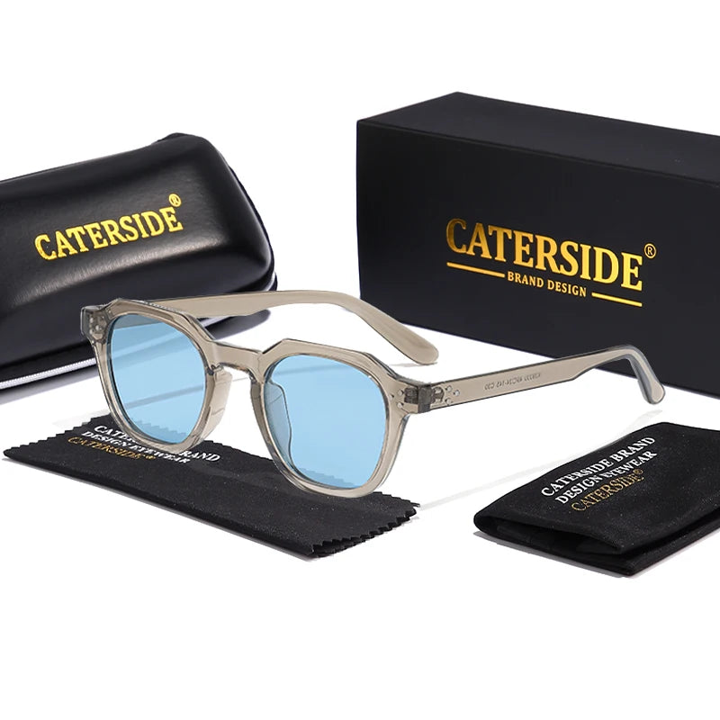 Gafas de Sol Retro Polarizadas Unisex | Montura Ultraligera TR90 Poligonal UV400