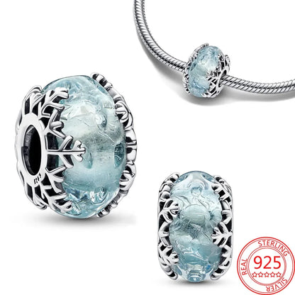 Charm Colgante Pareja Plata 925 y Oro Rosa | Compatible Pandora Original | Pulsera o Collar Mujer