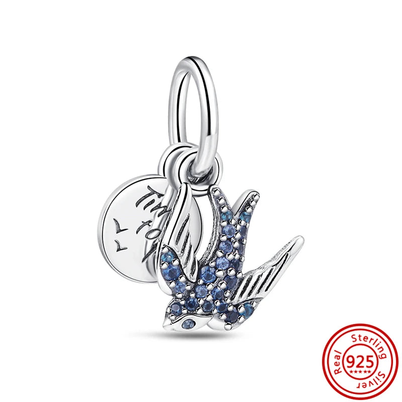 Charm sorpresa de plata 925 estilo estrella y corazón – Bolsa sorpresa random para pulsera DIY mujer