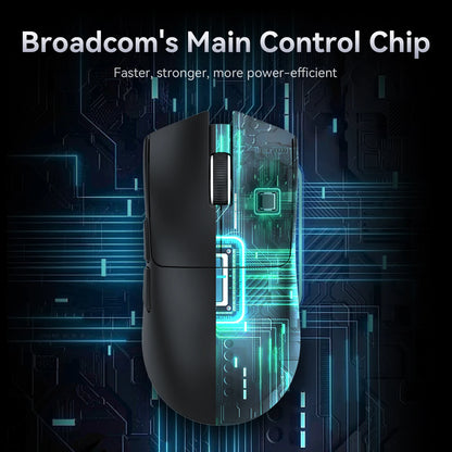 Attack Shark X11 Gaming Mouse – Tri-Mode (Bluetooth/2.4G/USB) con RGB, Dock de Carga Magnético y Sensor PAW3311