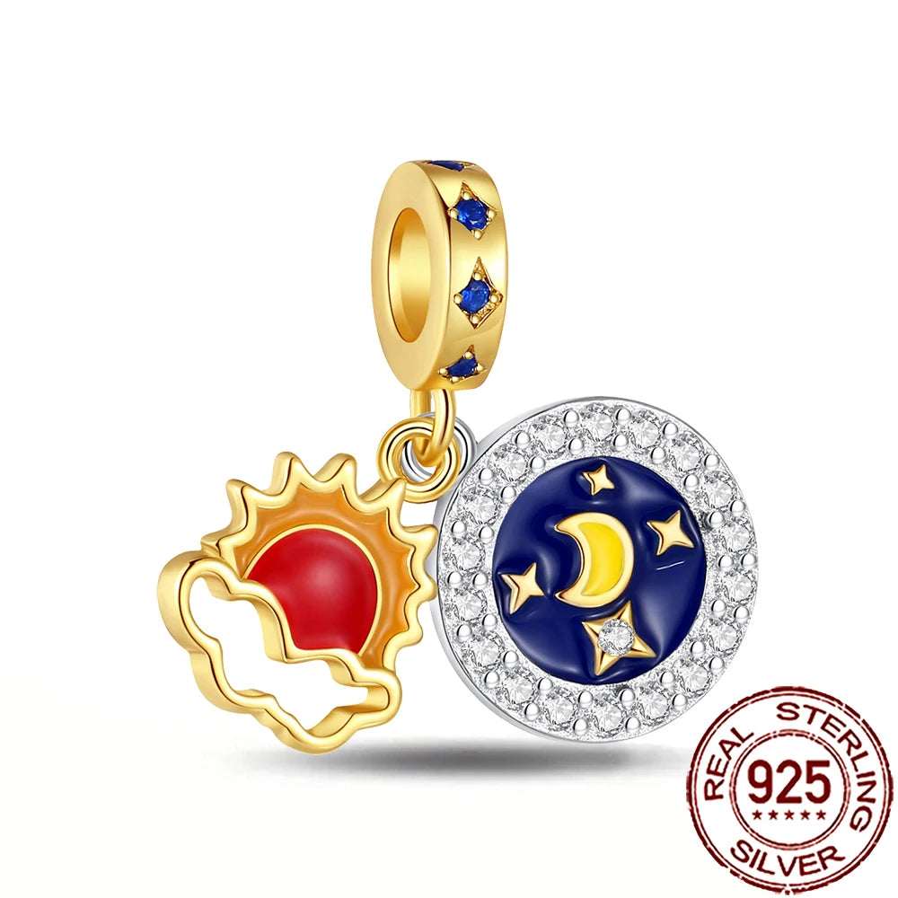 Charm Mano de Fátima con Ojo Todo lo Ve en plata 925 – Compatible Pandora, pulsera y collar mujer 2025