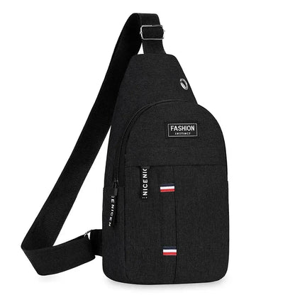 Bolso cruzado minimalista para hombre – Bandolera ligera antirrobo de gran capacidad para deporte, running y actividades al aire libre
