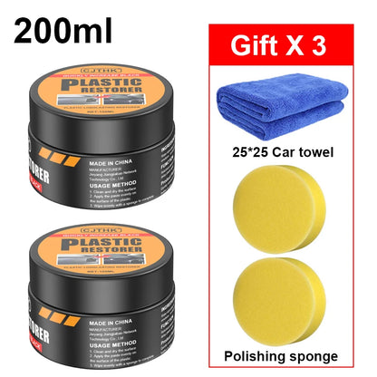 Renovador de Plásticos y Cuero | Back to Black | Cera de Renovación Interior y Exterior | Pulimento y Protector Automotriz