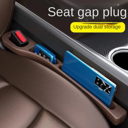 2Pcs Organizador de Asiento para Coche – Relleno de Huecos y Caja de Almacenamiento entre Asientos con Diseño Decorativo Interior