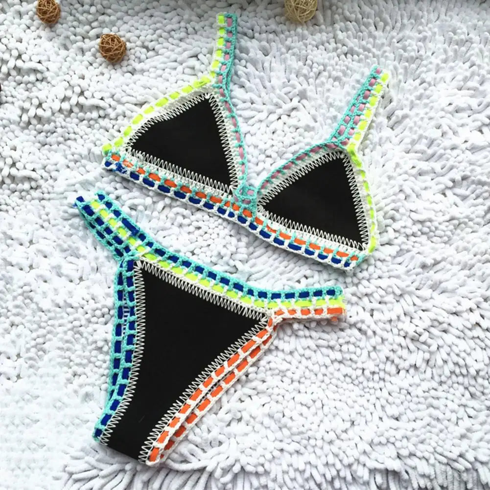 Bikini Verano Mujer | 2 Piezas Trendy Backless Cómodo Playa y Piscina