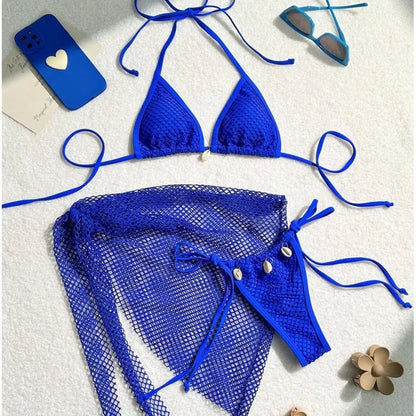 Bikini Mujer 2025 | 3 Piezas Sexy Brasileño Playa y Piscina
