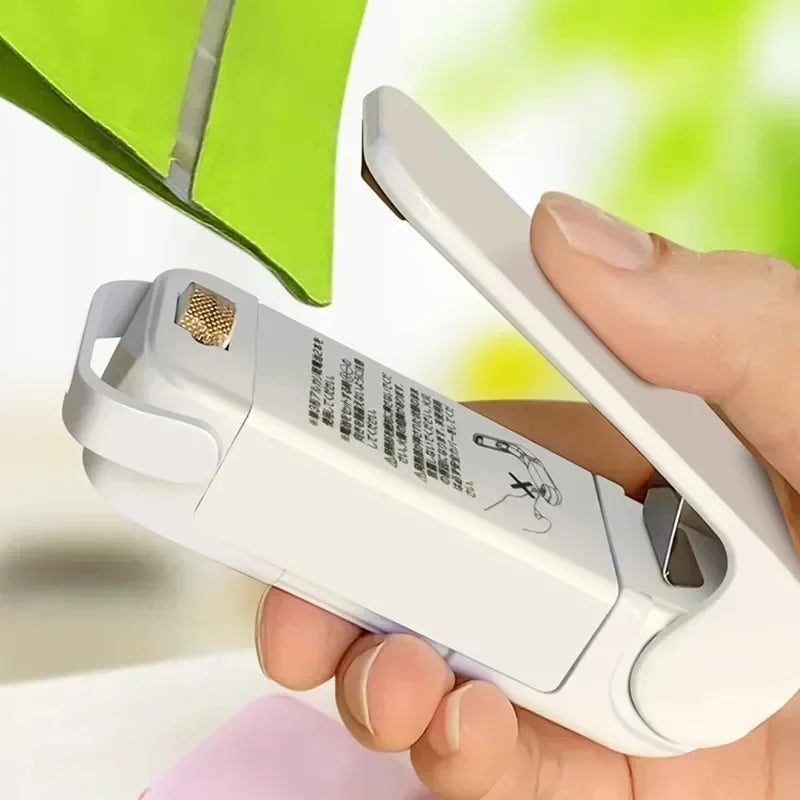 Mini sellador portátil de bolsas – Máquina de calor para cerrar bolsas de plástico y conservar alimentos frescos