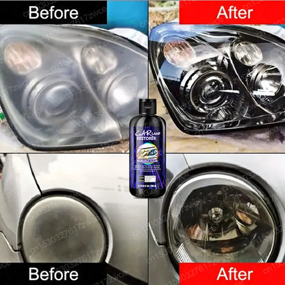 Car Headlight Polishing Agent Scratch Remover Repair Headlight Renewal Polish Liquid Headlights Restoration Kit Auto Accessories