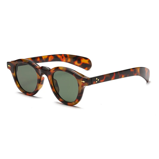 Gafas de Sol Ovaladas de Leopardo Vintage | Estilo INS Unisex Retro