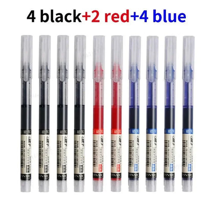 Set de 10 Bolígrafos de Gel Punta Fina 0.5mm | Escritura Suave, Secado Rápido y Antimanchas – Kawaii, Oficina y Escuela