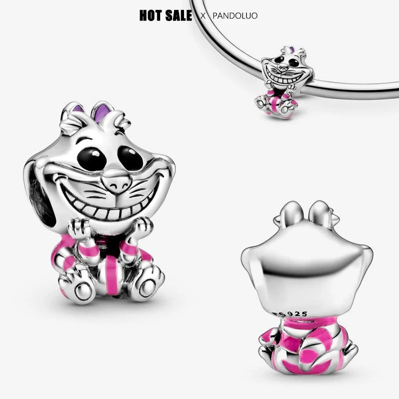 Charm Navideño Disney en Plata 925 – Abalorios Mickey y Minnie para Pulseras Originales Mujer