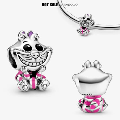 Charm Navideño Disney en Plata 925 – Abalorios Mickey y Minnie para Pulseras Originales Mujer
