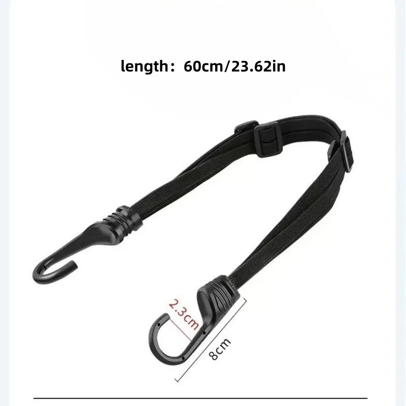 Correa Elástica para Casco de Moto | Cuerda Ajustable de Alta Resistencia para Casco y Equipaje | Accesorios Duraderos