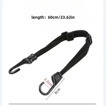 Correa Elástica para Casco de Moto | Cuerda Ajustable de Alta Resistencia para Casco y Equipaje | Accesorios Duraderos