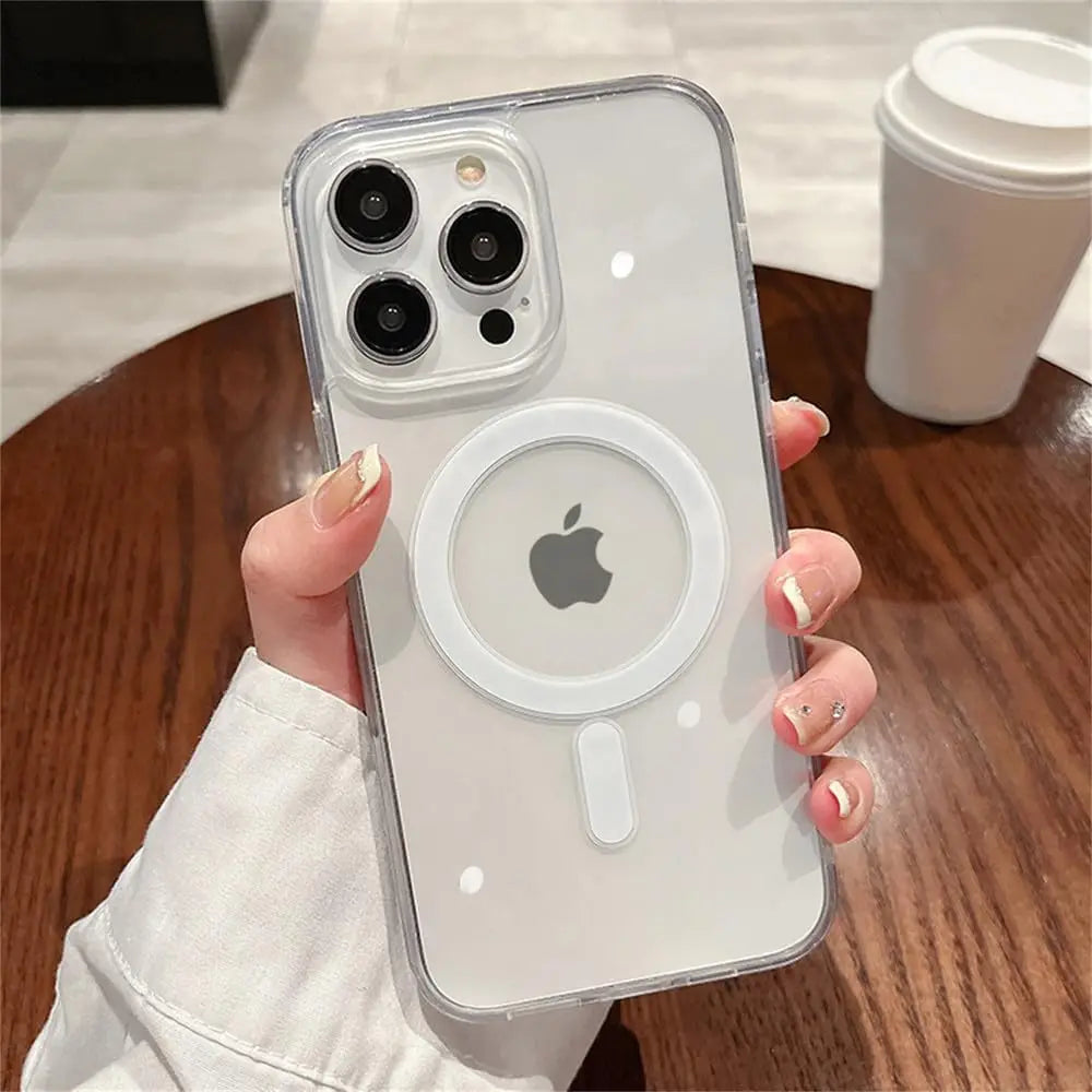 Funda Magnética Transparente para iPhone | Compatible con MagSafe