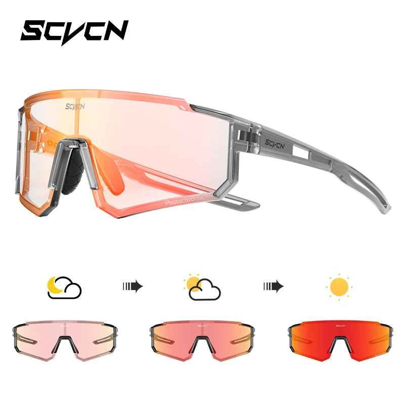 Gafas de Ciclismo SCVCN | Gafas Deportivas MTB, Running, Pesca, Escalada | Protección UV400 Unisex