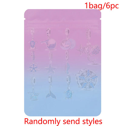 Charm sorpresa de plata 925 estilo estrella y corazón – Bolsa sorpresa random para pulsera DIY mujer