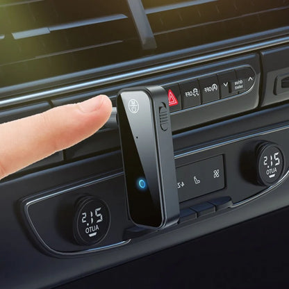 Adaptador Bluetooth 5.3 2 en 1 – Transmisor y receptor inalámbrico con conector 3.5mm para coche, auriculares y altavoces