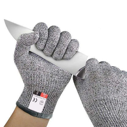 Guantes de Cocina Anticorte Nivel 5 – Guantes de Seguridad HPPE Resistentes a Cortes y Arañazos para Vidrio, Jardinería y Uso Doméstico