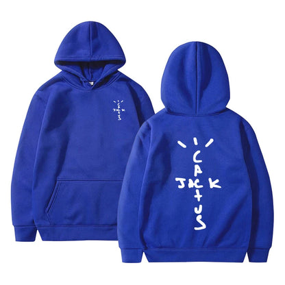 Hoodie Cactus Jack – Sudadera Unisex con Estampado Doble Cara, Moda Streetwear de Otoño