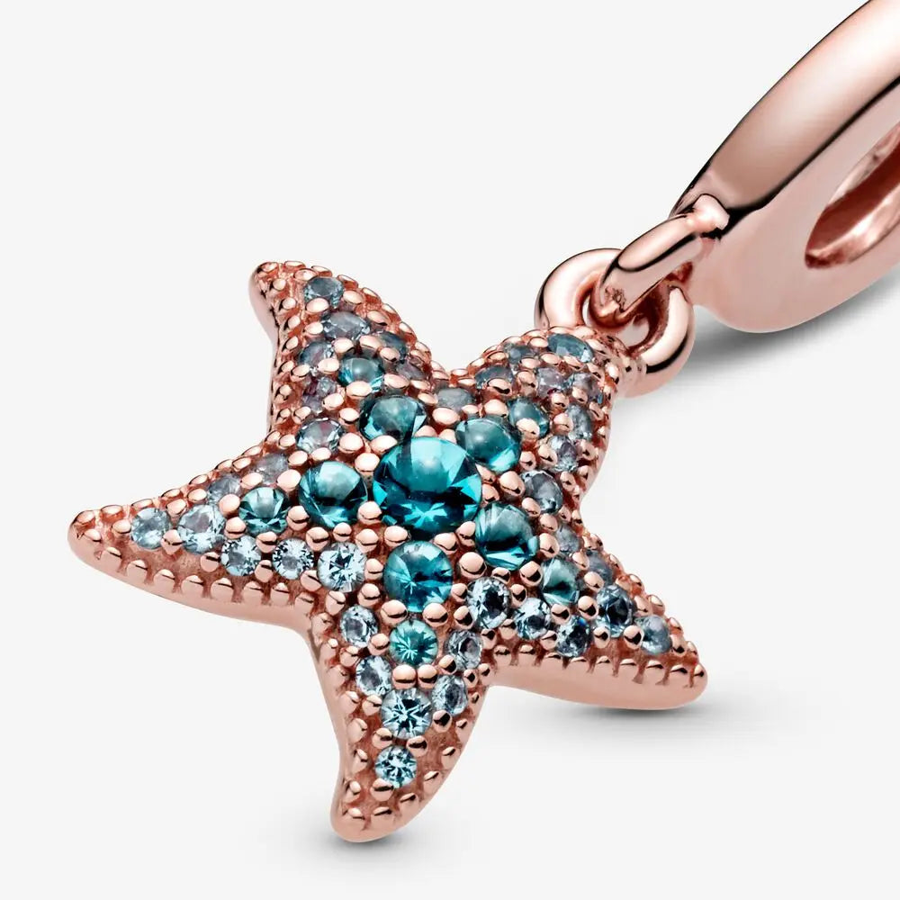 Charm Abalorios Dorados y Rosados para Pulseras Originales Mujer