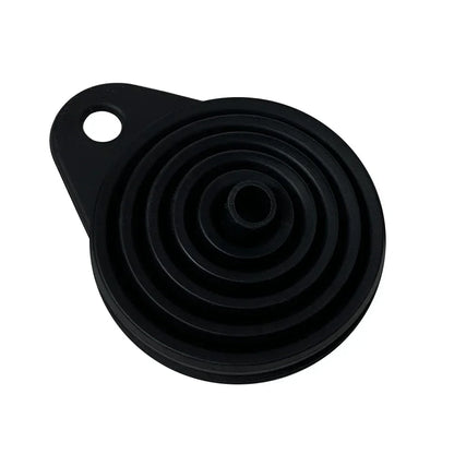 Embudo Plegable de Silicona Universal para Auto | Cambio de Aceite, Gasolina y Líquidos