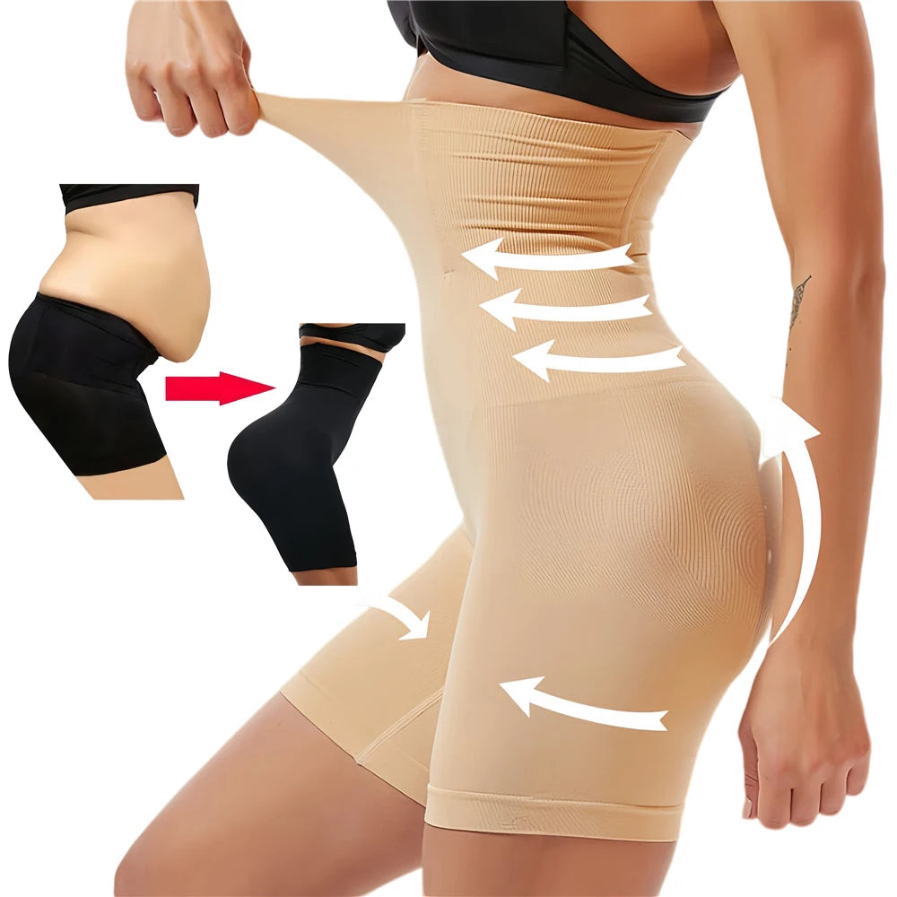 Faja Pantalón Control Mujer | Shapewear Cintura Alta Reductora Levanta Glúteos