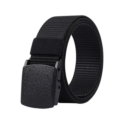 Cinturón Unisex de Moda para Hombre | Cinturón Ajustable 120cm con Hebilla Plástica | Cinturón Táctico para Pantalones, Viajes y Outdoor