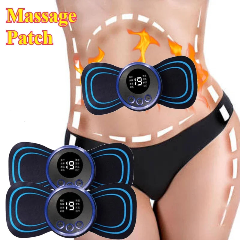 Masajeador Eléctrico Portátil de Cuello y Hombros | EMS Mini Recargable con Pulso Terapéutico para Dolor Cervical