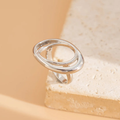 Anillo Boho Ajustable para Mujer – Diseño Creativo de Mariposas y Flores, Joyería de Moda 2025 Dorada o Plateada