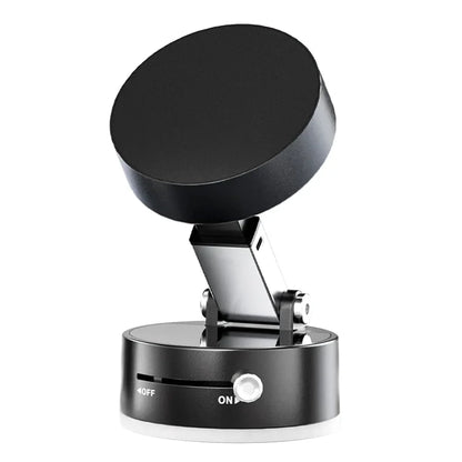 Soporte Magnético Plegable para Teléfono en Coche – Montaje de Salpicadero con Rotación 360° y Ventosa de Succión Fuerte
