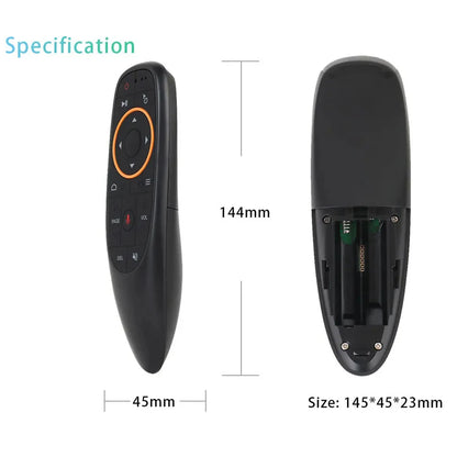 Voice Remote Control G10S Air Mouse 2.4G Wireless Gyroscope IR Learning for H96 MAX X88 PRO Android TV Box HK1