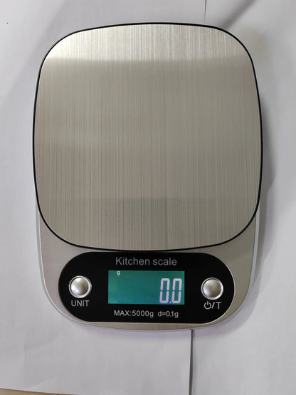 Balanza de Cocina Digital Alta Precisión 3/5/10kg | Báscula Electrónica para Alimentos, Repostería y Joyería con Pantalla LCD