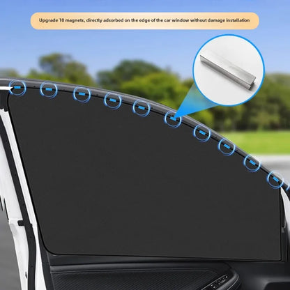 Cortina de Auto Magnética de Doble Cara – Parasol Opaque con Fuerte Succión para Protección Solar de Verano