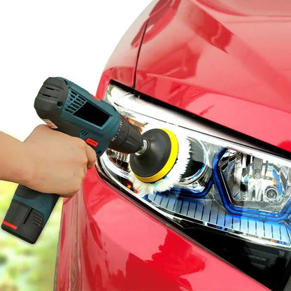 Almohadilla de Pulido Universal 3/4" M10/M14 | Disco de Lana Suave para Encerado y Limpieza de Carrocería