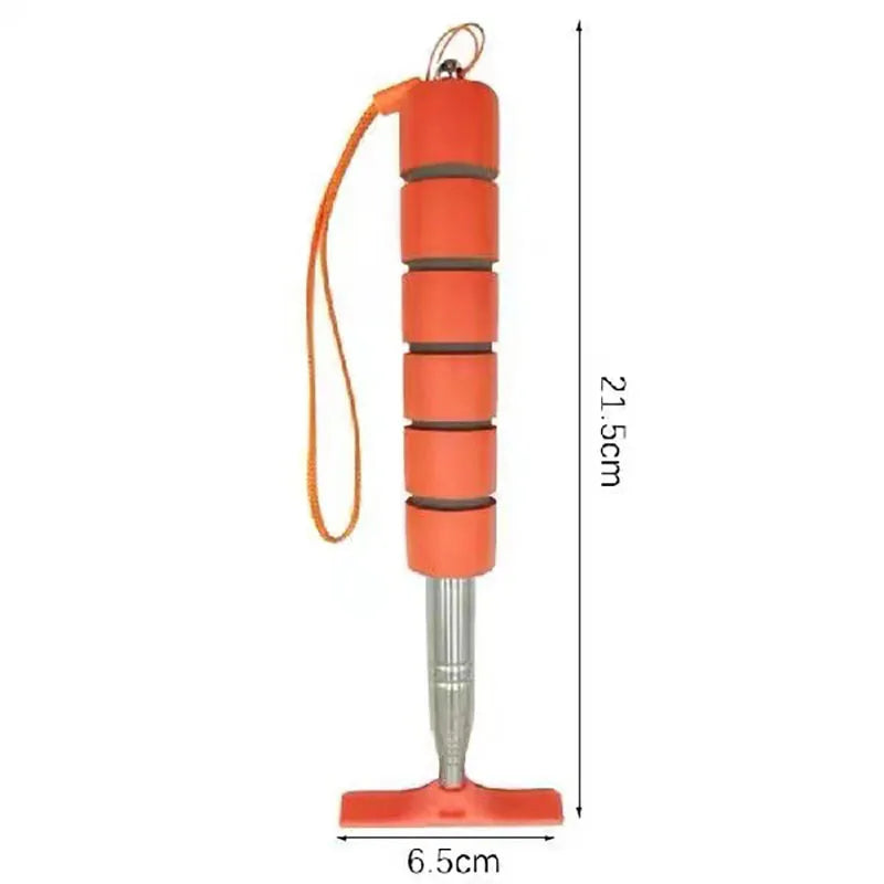 Herramienta Limpiaparabrisas de Espejo Retrovisor de Coche – Limpiador de Vidrio Antivaho, Rascador con Mango Telescópico, Cepillo de Limpieza para Ventanas