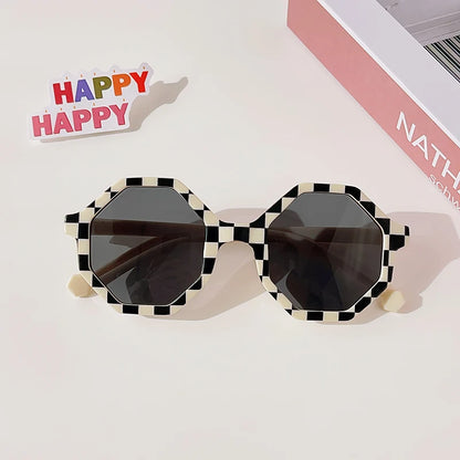 Gafas de Sol Vintage Redondas para Niños | Protección UV400 Acrílico Frosted