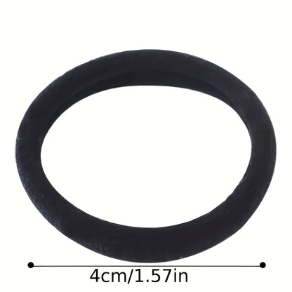 50/100 Piezas Ligas para el Cabello Negras Mujer Niña | Bandas Elásticas Resistentes para Cola de Caballo y Peinados