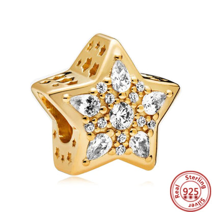 Charm universo plata 925 – Luna, sol, planeta, cohete y pluma de ángel para pulseras tipo Pandora, joyería DIY celestial
