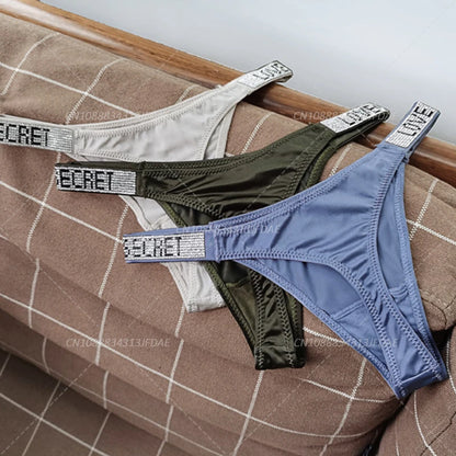 Tanga Mujer 2025 | Lencería Sexy con Rhinestones y Push-Up