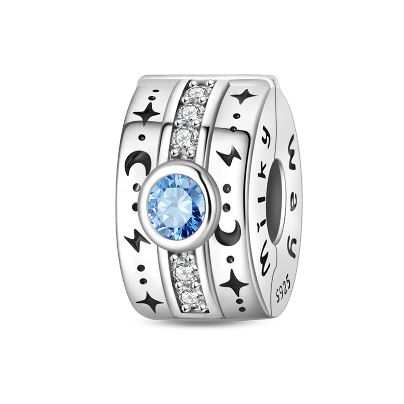 Charm de Plata 925 Araña, Mariposa y Zirconia – Abalorios Brillantes para Pulseras Originales 3mm